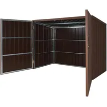 MCW Mülltonnenverkleidung MCW-J29 213 x 172 x 112 cm braun