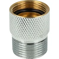 tecuro Schlauchplatzsicherung 3/4 Zoll, Messing verchromt - Gold