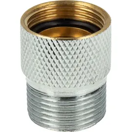 tecuro Schlauchplatzsicherung 3/4 Zoll, Messing verchromt - Gold