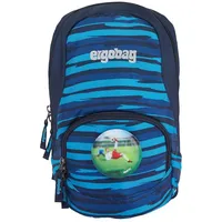 ergobag Ease Kinderrucksack 30 cm blau gescheckt