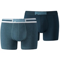 Puma Placed Logo Boxershorts denim S 2er Pack