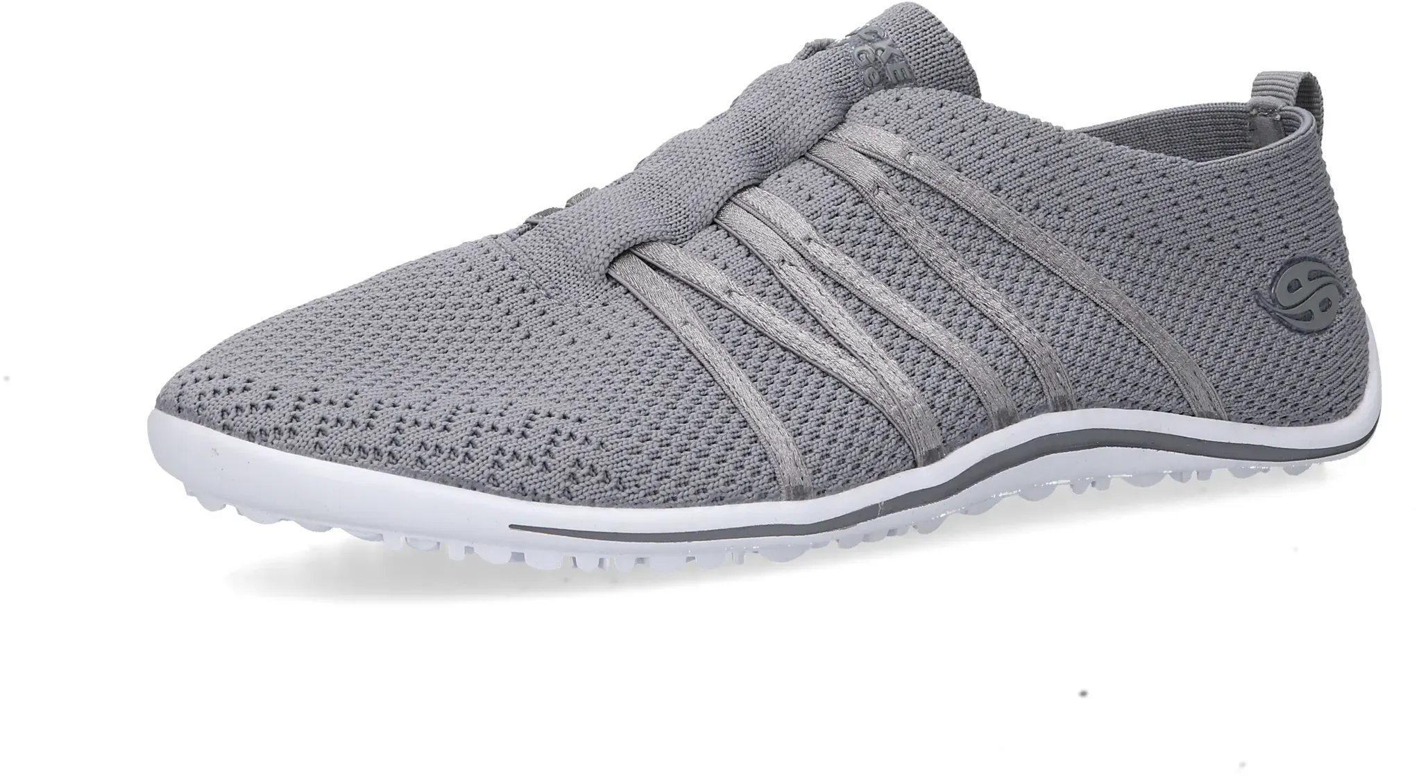 Barfußschuh DOCKERS BY GERLI, Damen, Gr. 42, grau, Mesh, Schuhe Barfußschuh, Schlupfschuh, Sneaker, Freizeitschuh mit ultraleichter Laufsohle