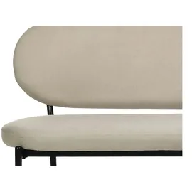 byLIVING Sitzbank Jersey Taupe 160 x 82 x 62 cm