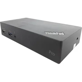 Lenovo ThinkPad USB 3.0 Pro Dock, Kabelgebunden, USB 3.2 Gen 1 (3.1 Gen 1) Type-A, Schwarz,