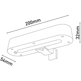 NÄVE LED-Solarleuchte Weiß inkl. Halterung 2er-Set
