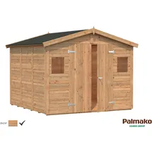 Palmako Dan 2,73 x 2,8 x 2,2 m hellbraun