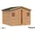 Palmako Dan 2,73 x 2,8 x 2,2 m hellbraun