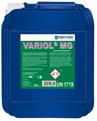 Dreiturm Variol® MG Geschirrspülreiniger, Maschinenspülmittel für gewerbliche Gläserspülmaschinen, 10 Liter - Kanister