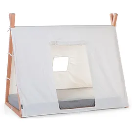 Childhome Abdeckung für Tipi-Bett 90x200 cm, Weiß,
