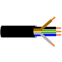 Erdkabel NYY-J5x1,5 - Meterware