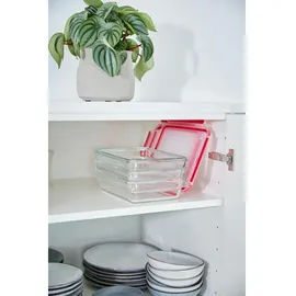 Emsa Clip&Close Frischhaltedose rot 0,8 l