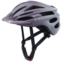 Cratoni Fahrradhelm Pacer Jr. purple-white matt