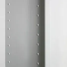 ADB Metallschrank 40829 lichtgrau 71,0 x 30,0 x 195,0 cm, aufgebaut, 1 St.