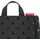 Reisenthel toiletbag Glossy dot Black - praktischer Kulturbeutel mit Haken, wasserabweisendes Material