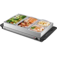 Steinborg Edelstahl Buffetwärmer Speisewärmer BPA-frei 300 Watt