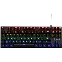THE G-LAB Keyz Mercury TKL Gaming-Tastatur Rot PC/PS4/PS5