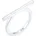 Elli Ring Damen Geo Minimal Blogger Trend Edgy in 925 Sterling Silber