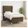vidaXL Boxspringbett 100 x 200 cm H2 Braun