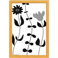 walther + design Liv Holz Bilderrahmen 20x30 cm, NATUR, Blumen