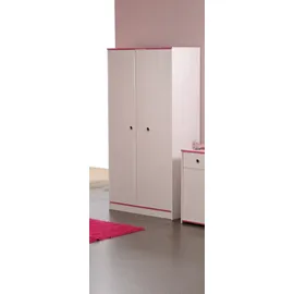 Parisot Kinderkleiderschrank Smoozy 2-türig MDF weiß