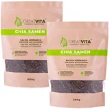 GreatVita Chia Samen, (1 x 1600g) naturbelassen ohne Gentechnik