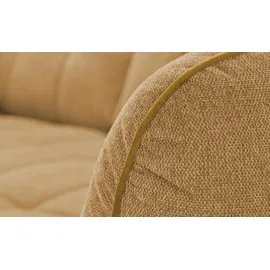 bobb Big Sofa Flachgewebe 3-Sitzer Blau