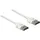 DeLock HDMI Anschlusskabel HDMI-A Stecker 1,5 m Weiß