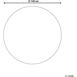 Beliani Teppich Yenice Bunt ø 140 cm