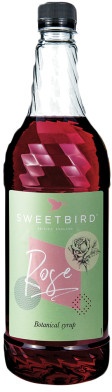 Sirup Sweetbird Botanical Rose, 1 l