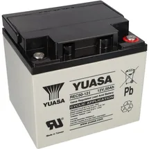 YUASA Blei-Akku REC50-12I Pb 12V 50Ah Zyklenfest, M5 Innengewinde