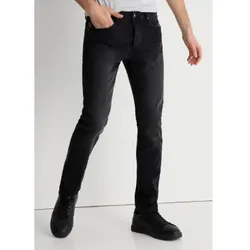 Lois Jeans für Herren. 101923406 Schmal gewaschene Jeans schwarz (40), Lässig, Baumwolle, Denim