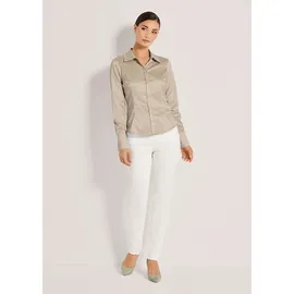 Madeleine Hemdbluse mit glänzendem Finish Beige 40