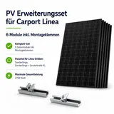 Ximax Photovoltaik Nachrüstset für Carport Linea Carport Linea Sonderlängen