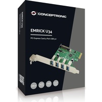 Conceptronic Emrick U34 - USB 2.0 PCI -Karte