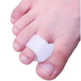 feifanshop Zehenstrecker, 4x Gel Zehenspreizer für Bunion Korrektur, überlappende Zehen, Hammerzehen, Krallenzehen, Hallux Valgus