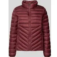 s.Oliver Slim Fit Steppjacke mit Stehkragen, Bordeaux, 32