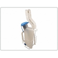 Urinflaschen-Set Urinflasche 1,5 liter*UROLIS* mit Bürste und Halterung, milchig