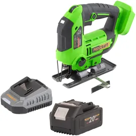 PROCRAFT ST22 Akku Stichsäge 20 V inkl. 1 x 4,0 Ah + Ladegerät