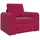 vidaXL Schlafsofa Weinrot 98 x 71 x 83 cm Samt