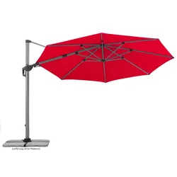 Ampelschirm Bermuda ca.350x258x415cm Rot