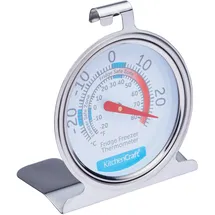KitchenCraft Kühlschrankthermometer 0-10°C Silber