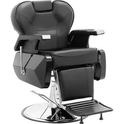 physa Friseurstuhl mit Fußstütze - 57 - 69 cm - 150 kg - Schwarz PHYSA EAVES BLACK