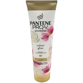 Procter & Gamble Pantene Pro-V Miracles Colour Gloss Spülung (160 ml), mit Glanzmineralien & Biotin, coloriertes Haar, Farbglanz, Haarpflege für gefärbte Haare