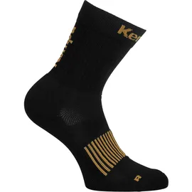 Kempa Logo Classic Sport-Socken Schwarz/Gold 41-45