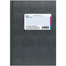 KÖNIG & EBHARDT Geschäftsbuch A5 kariert 96 Blatt Grau