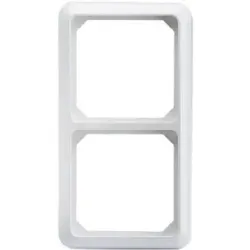 Elso 224204 Rahmen 2-fach FASHION Thermo reinweiß