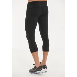Endurance Lauftights "ZANE 3/4", Herren, Gr. S, US-Größen, schwarz, 90% Polyester, 10% Elasthan, unifarben, normal, Hosen, mit feuchtigkeitsregulierende Materialien