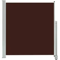 VidaXL Ausziehbare Seitenmarkise 140 x 300 cm braun