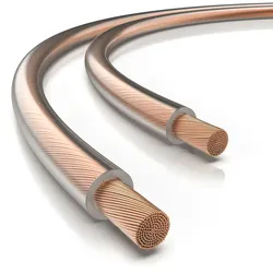 Primewire Lautsprecherkabel - OFC -  2 x 2,5 mm2 Boxenkabel - Polaritätskennzeichnung - 15m