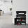 Relaxdays Rollcontainer 60 x 50 x 66,5 cm schwarz